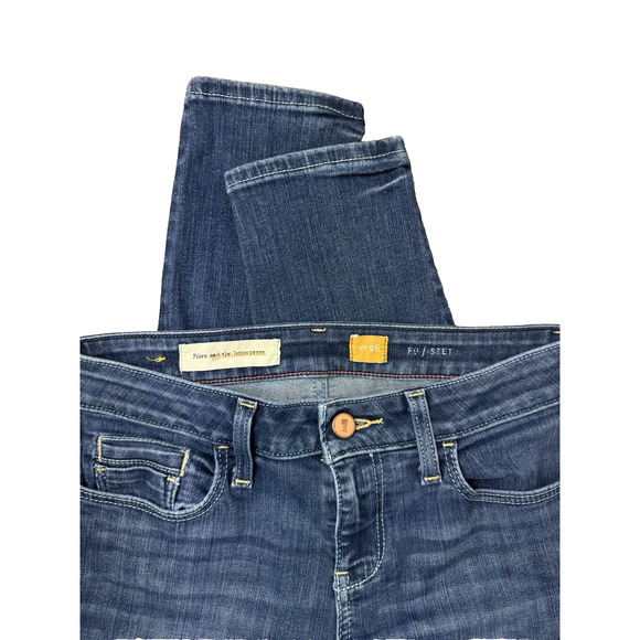Anthropologie Low Rise Skinny Jeans Size 26 Pilcro And The Letterpress STET - Picture 2 of 7
